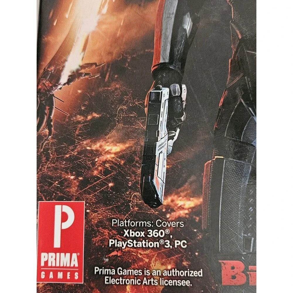 Official Prima Strategy Guide Mass Effect 3 Bioware for Xbox 360, PS3, PC